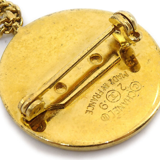 CHANEL 1994 Bag Brooch Pin Gold 29 AK35524d