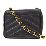 CHANEL 1994-1996 Mini Chevron Letter Flap