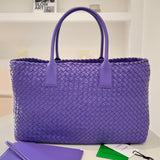 LARGE CABAT 51 IN MAUVE PURPLE LAMBSKIN Amelia Amelia
