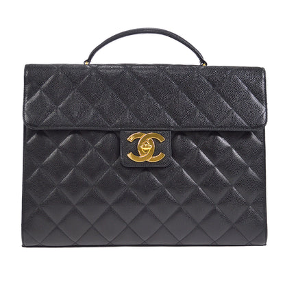 CHANEL 1997-1999 Quilted Briefcase