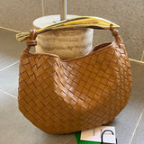 SARDINE 33 WITH CHAIN IN TAWNY BROWN LAMBSKIN Amelia Amelia