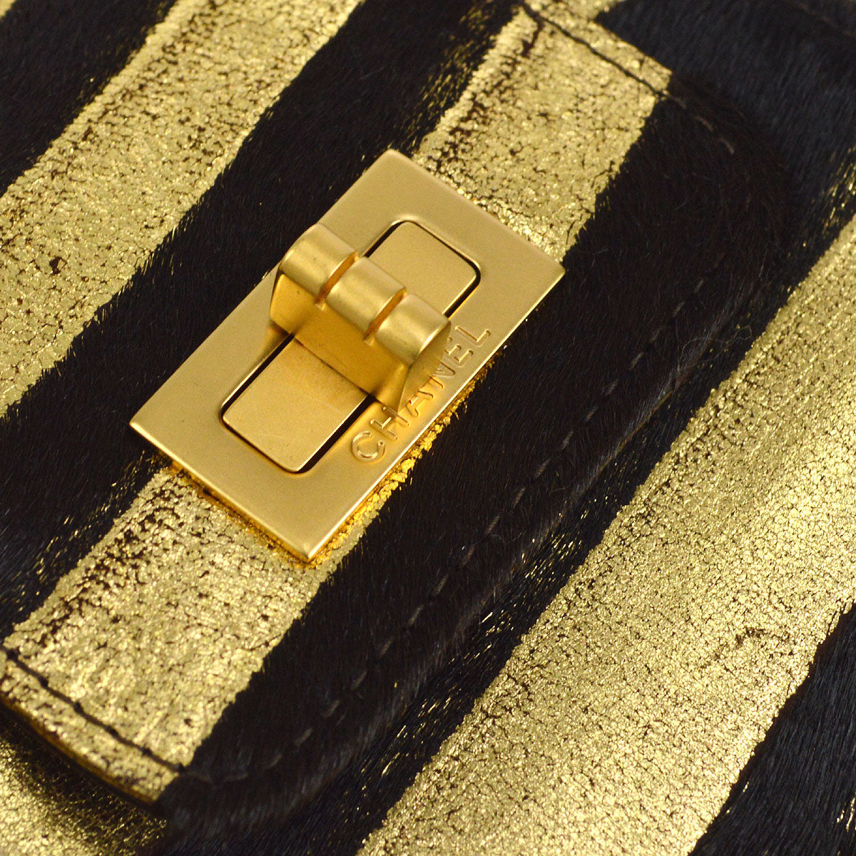 CHANEL 2000-2001 micro mademoiselle lock handbag 46540