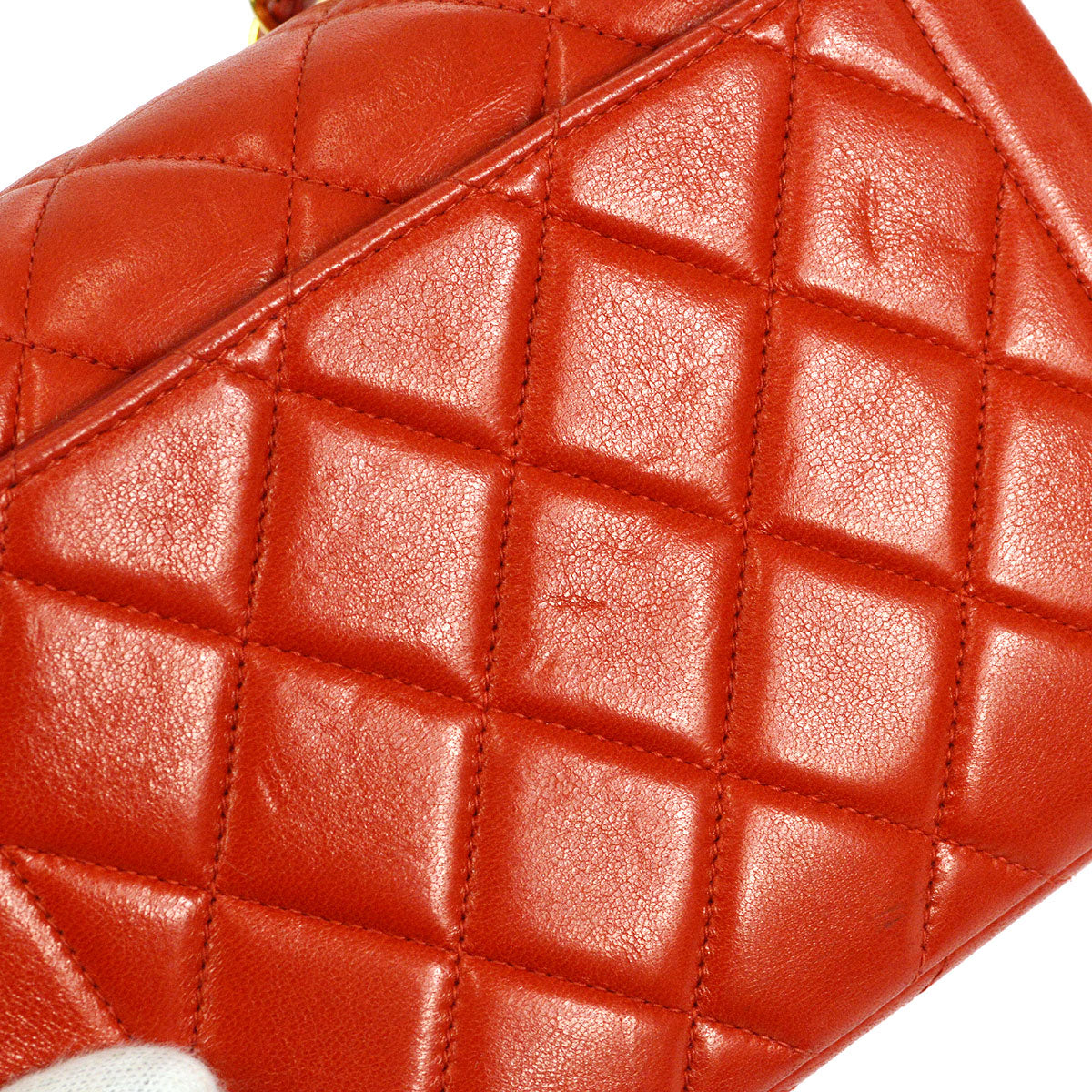 CHANEL 1994-1996 Mini Border Flap Handbag 55638