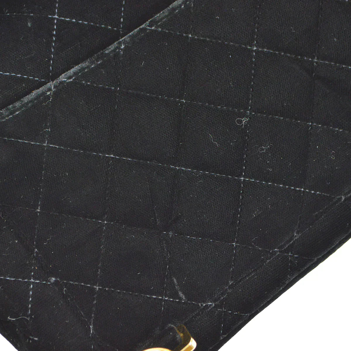 CHANEL Classic Flap Backpack Black Velvet 25502