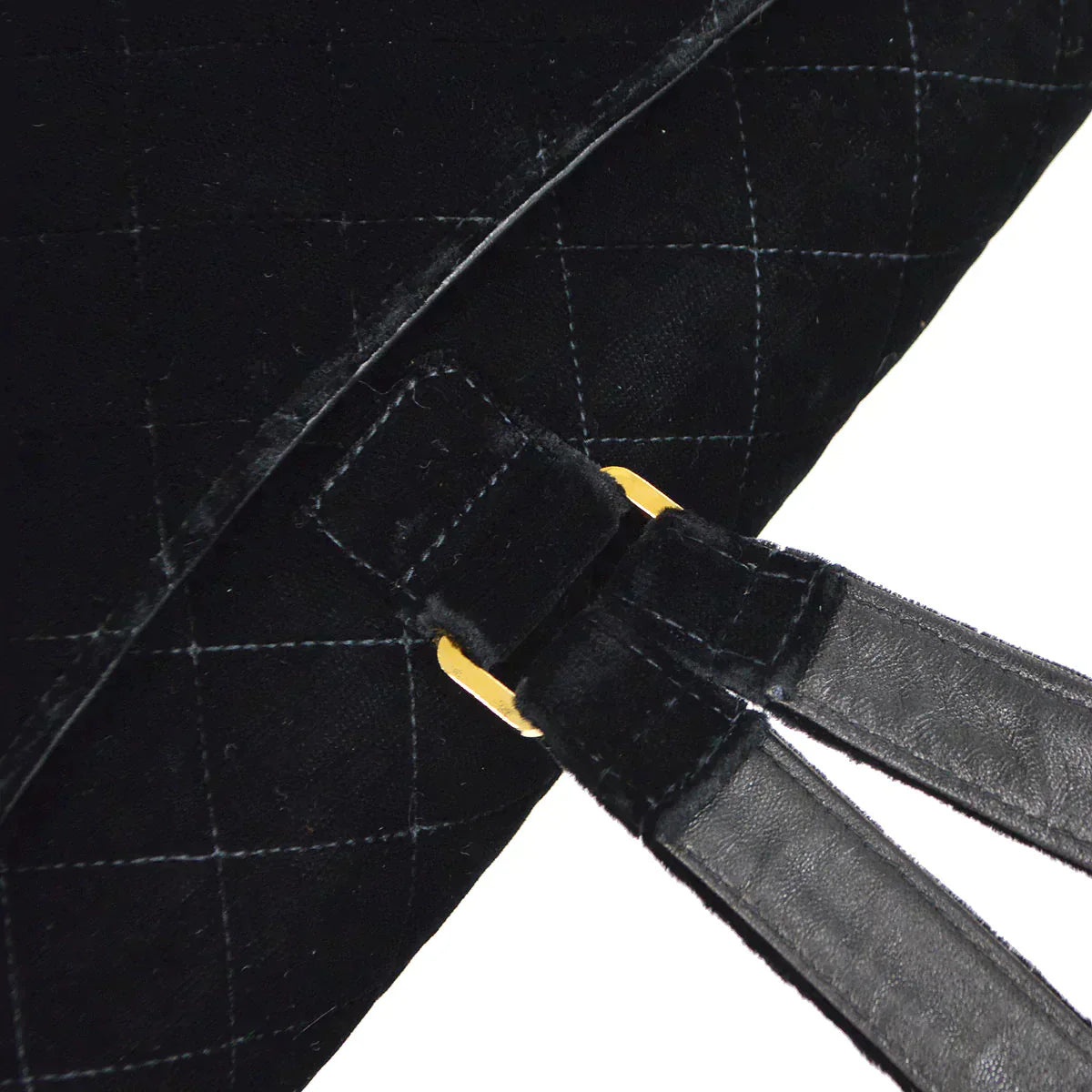 CHANEL Classic Flap Backpack Black Velvet 25502