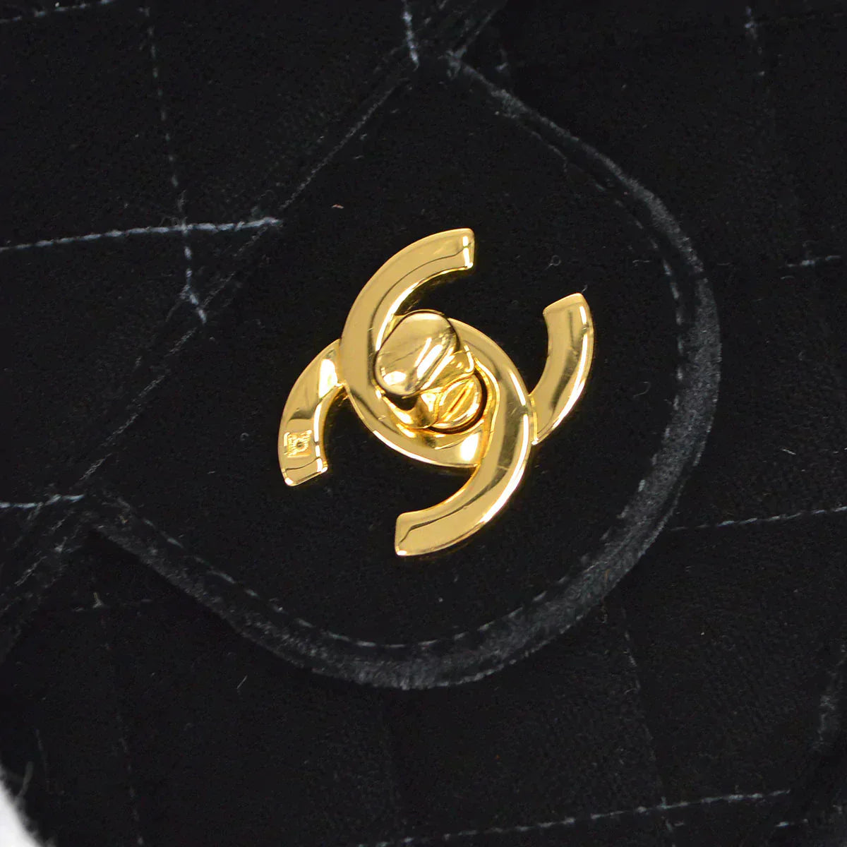 CHANEL Classic Flap Backpack Black Velvet 25502