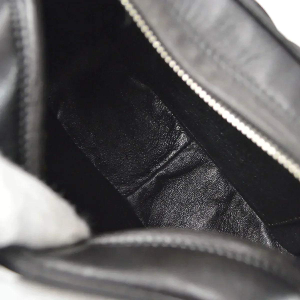 CHANEL 1994-1996 Triple CC Camera Bag Mini Black Lambskin 46417
