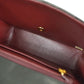 CHANEL 1991-1994 Vertical Chevron Letter Flap Bag Small