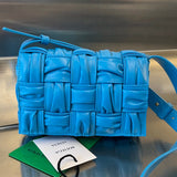 MINI CASSETTE 19 IN SKY BLUE SOFT LAMBSKIN Amelia Amelia