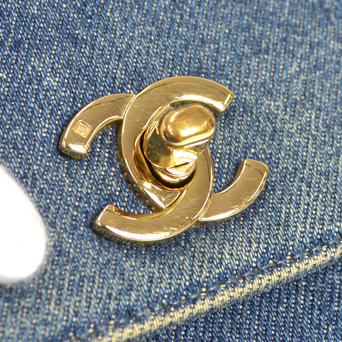 CHANEL 1997-1999 Kelly 30 Denim 26084