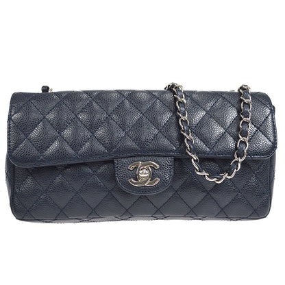 CHANEL 2005-2006 East West Navy Caviar
