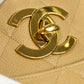 CHANEL Pocket Chain Tote Beige Caviar 26469