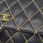CHANEL 2001-2003 Wild Stitch Straight Flap Jumbo Black Calfskin