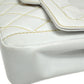 CHANEL 2004-2005 Wild Stitch Handbag Medium White Calfskin