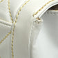 CHANEL 2004-2005 Wild Stitch Handbag Medium White Calfskin