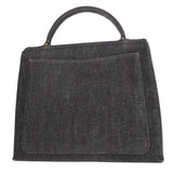 CHANEL 2000-2001 Kelly 30 Denim Black 26591