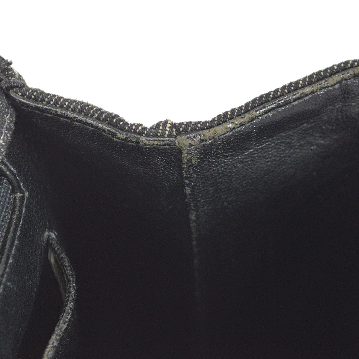 CHANEL 2000-2001 Kelly 30 Denim Black 26591