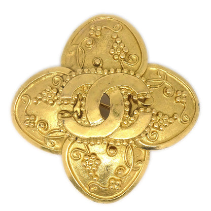 CHANEL 1996 Brooch Pin Gold 96A 27310