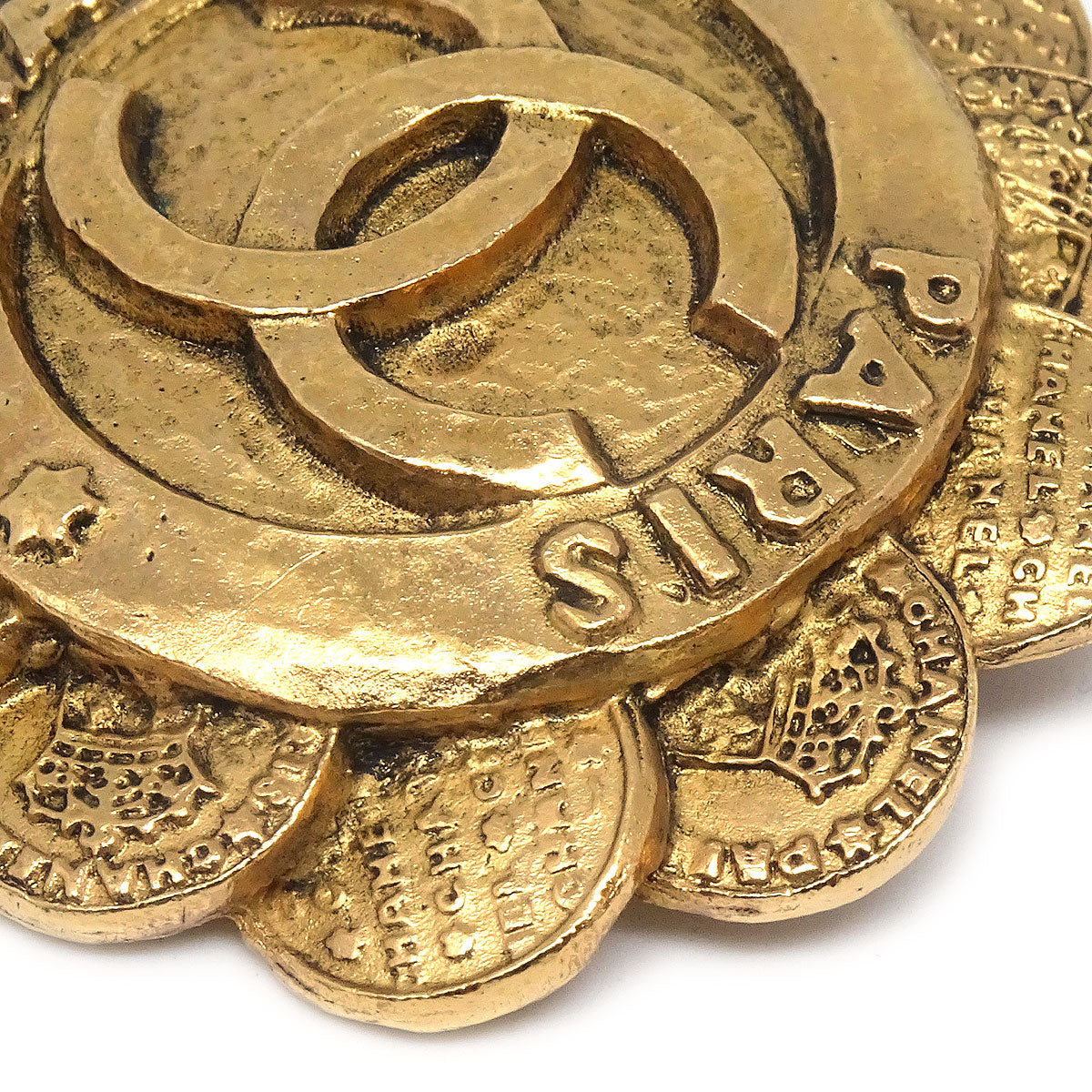 CHANEL 1993 Medallion Brooch Pin 1252 27312