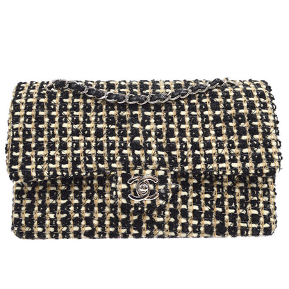 CHANEL 2001-2003 Classic Flap Medium Tweed