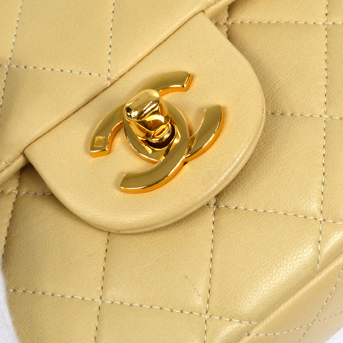 CHANEL Classic Flap Backpack Beige Lambskin 18066
