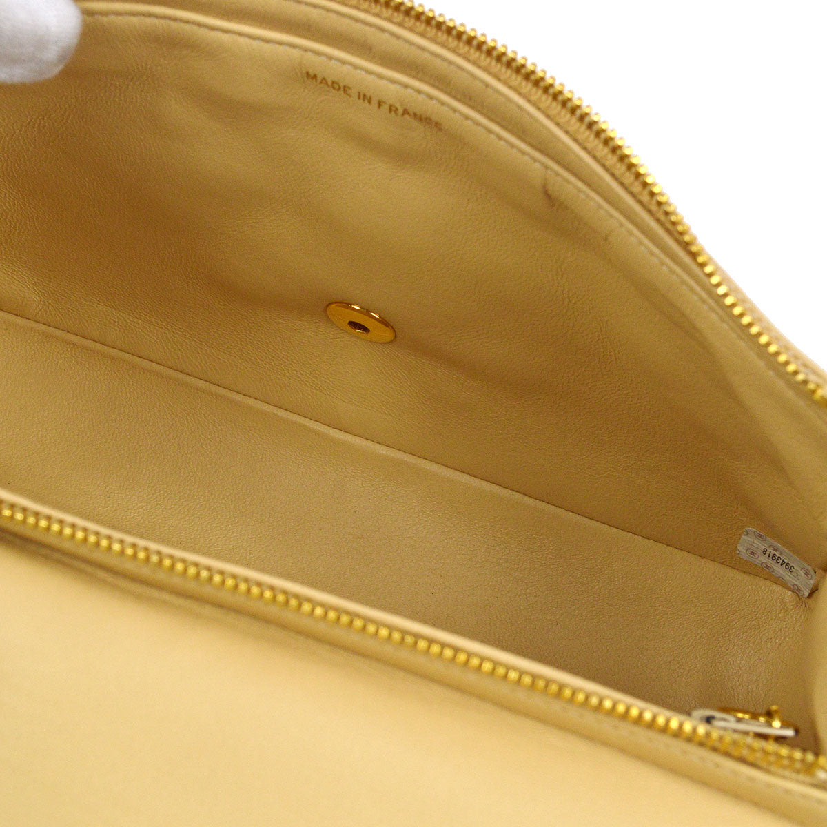 CHANEL Classic Flap Backpack Beige Lambskin 18066