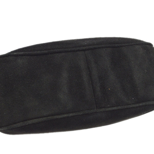 CHANEL * 1996-1997 Handbag Black Suede