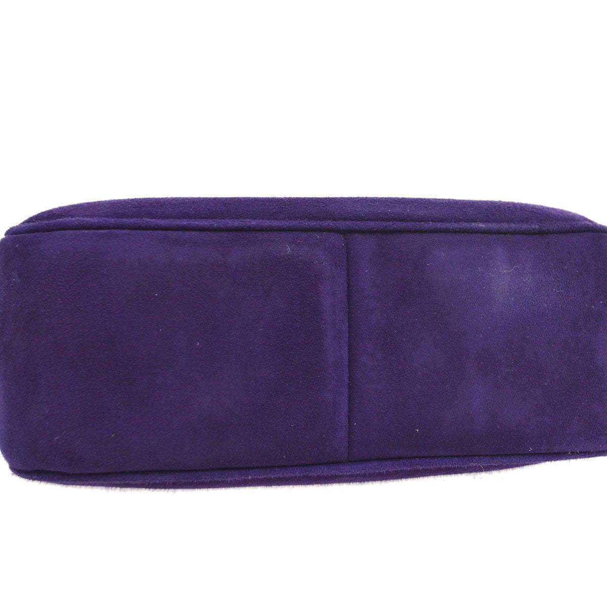 CHANEL * 1996-1997 Handbag Purple Suede 57059