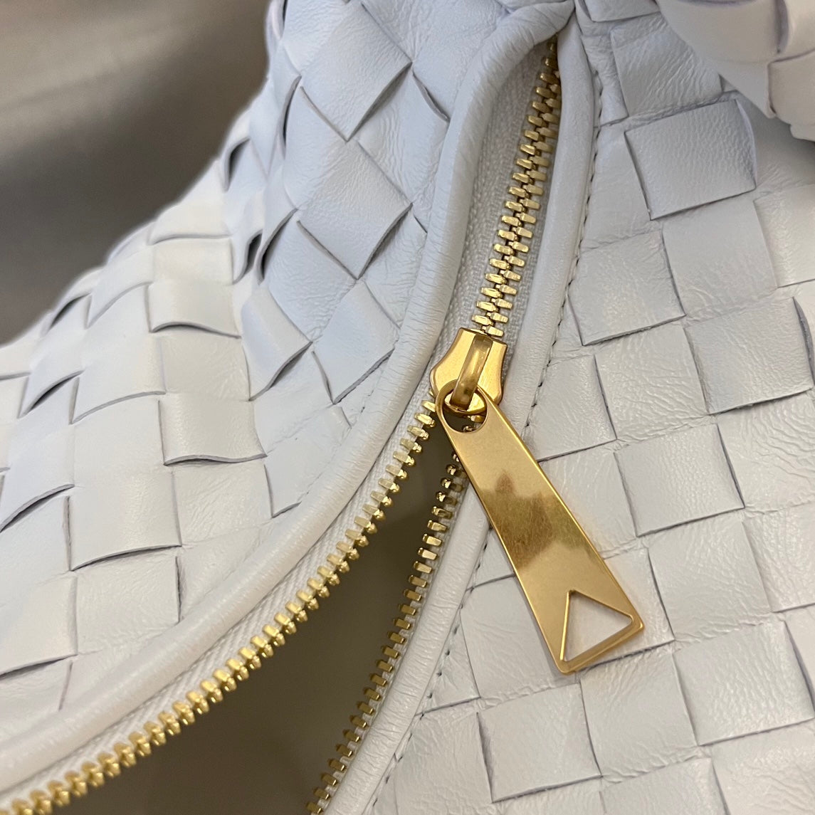SMALL JODIE 48 WHITE CALFSKIN Amelia Amelia