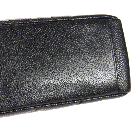 CHANEL 1997-1999 Tall Diana Flap Medium Black Caviar