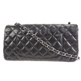 CHANEL 2006-2008 East West SHW Black Lambskin