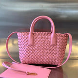 MINI CABAT 20 IN ROSE PINK LAMBSKIN Amelia Amelia