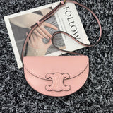 BESACE TRIPHOME 23 LIGHT PINK CALFSKIN Amelia