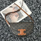 BESACE TRIPHOME 23 BLACK PATTERN CALFSKIN Amelia Amelia