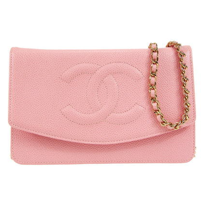 CHANEL 2003-2004 Timeless WOC Pink Caviar