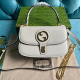 BLONDIE 23 TOP-HANDLE BAG WHITE CALFSKIN Amelia