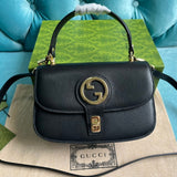 BLONDIE 23 TOP-HANDLE BAG BLACK CALFSKIN Amelia