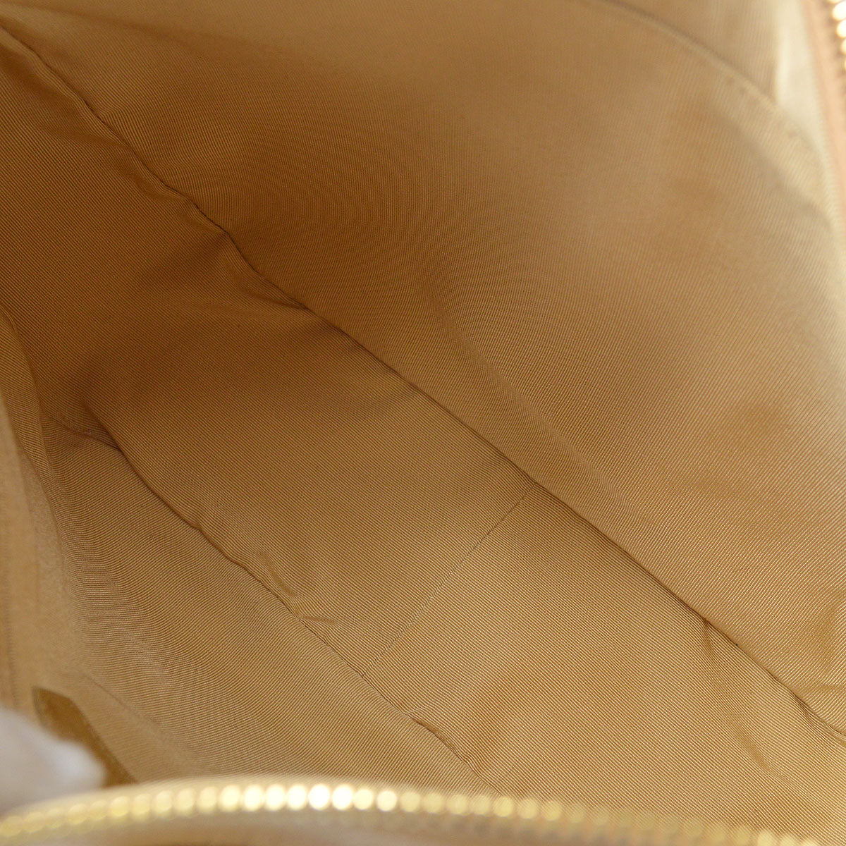 CHANEL 2004-2005 Hobo Bag Camel Caviar 27237