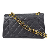 CHANEL 2000-2001 Classic Double Flap Small Black Caviar