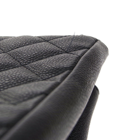 CHANEL 2009-2010 Grand Shopping Tote GST Black Caviar