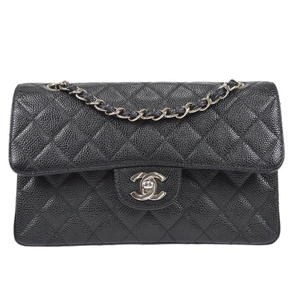 CHANEL 1997-1999 Classic Double Flap Small Black Caviar