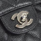 CHANEL 1997-1999 Classic Double Flap Small Black Caviar