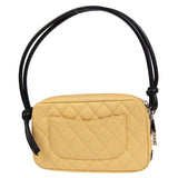 CHANEL 2004-2005 Cambon Ligne Handbag Beige Calfskin