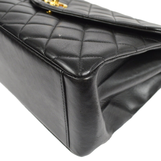 CHANEL Handbag Black Lambskin