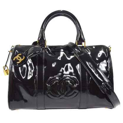 CHANEL 2way Shoulder Handbag Black
