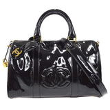 CHANEL 2way Shoulder Handbag Black 58233