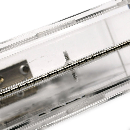 CHANEL * Cassette Tape Chain Clutch Party Bag Clear Plastic