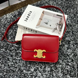 TRIOMPHE TEEN 18 CHERRY RED COWHIDE LEATHER Amelia Amelia