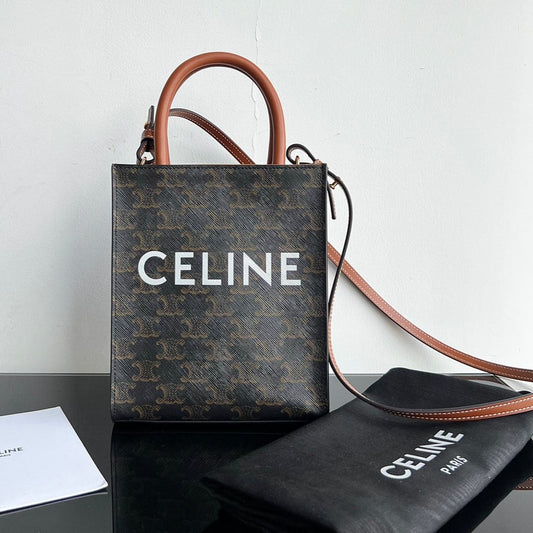 CABAS TRIOMPHE 21 BLACK CALFSKIN TOTE Amelia Amelia