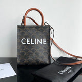 CABAS TRIOMPHE 21 BLACK CALFSKIN TOTE Amelia Amelia